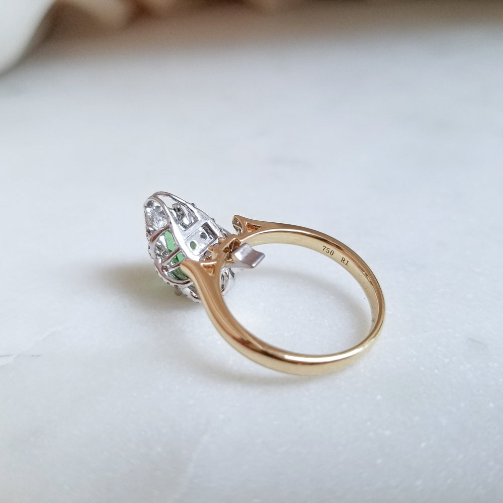 2-in-1 Tsavorite Pendant to Ring