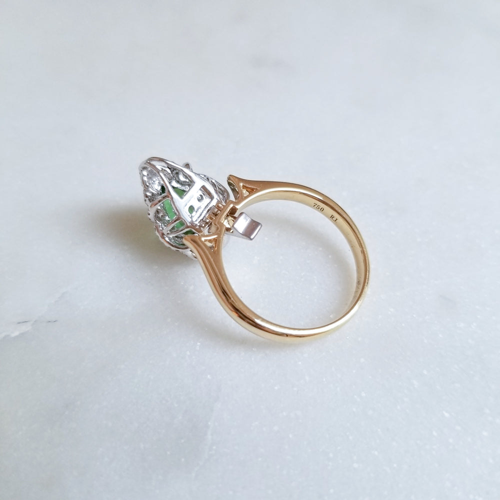 2-in-1 Tsavorite Pendant to Ring