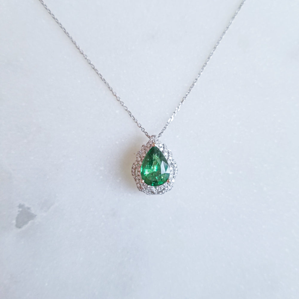2-in-1 Tsavorite Pendant to Ring