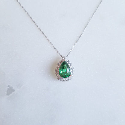 2-in-1 Tsavorite Pendant to Ring