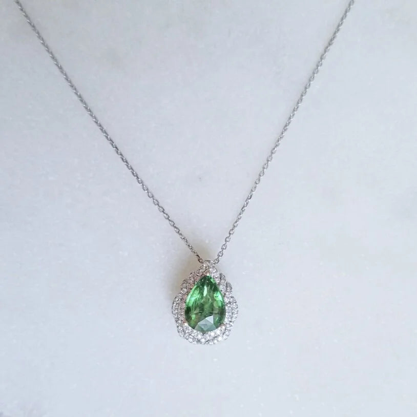 2-in-1 Tsavorite Pendant to Ring