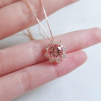 2-in-1 Kylie Morganite Pendant to Ring