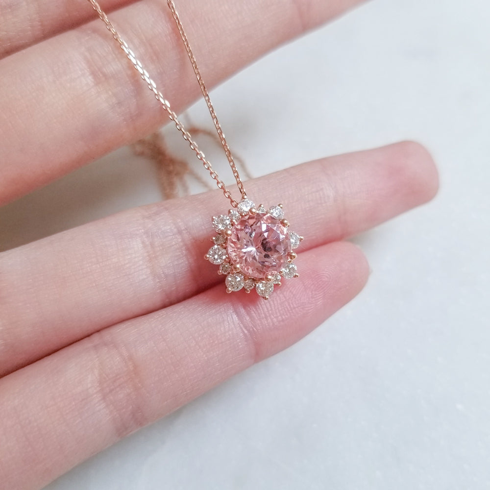 2-in-1 Kylie Morganite Pendant to Ring