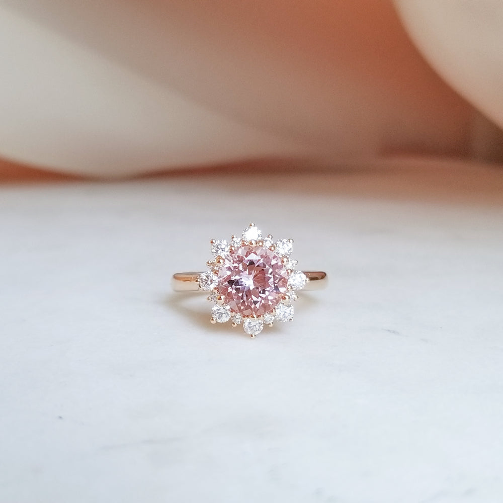 2-in-1 Kylie Morganite Pendant to Ring