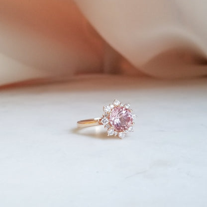 2-in-1 Kylie Morganite Pendant to Ring