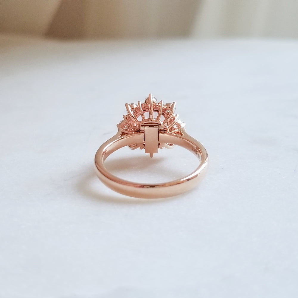 2-in-1 Kylie Morganite Pendant to Ring