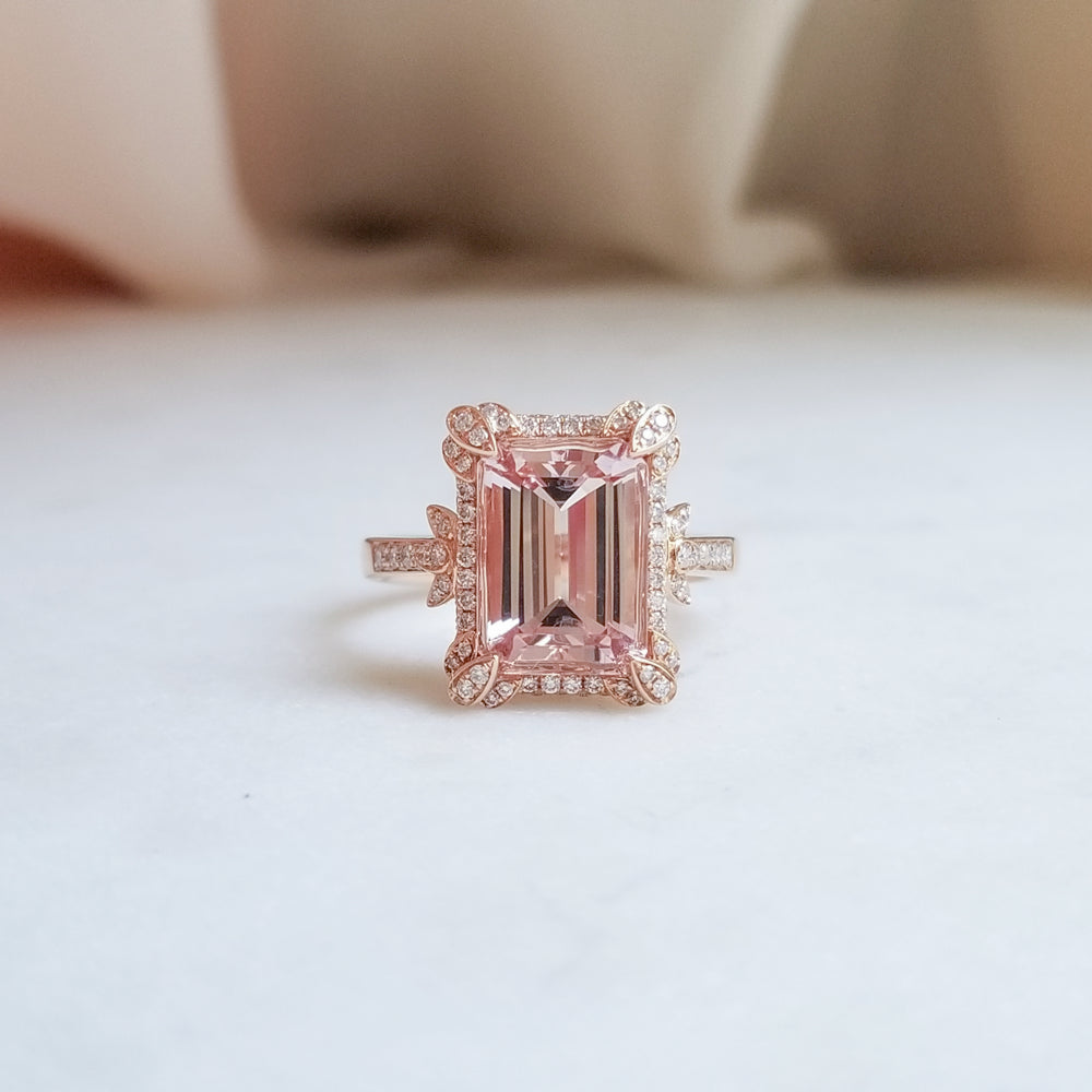 Fairy Queen Morganite Ring