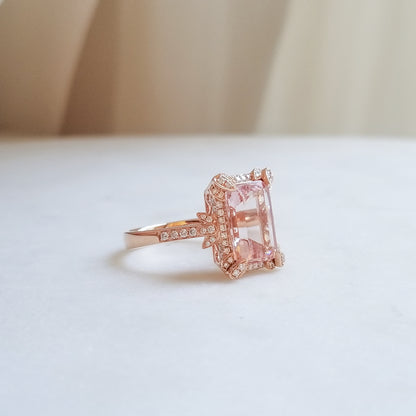 Fairy Queen Morganite Ring