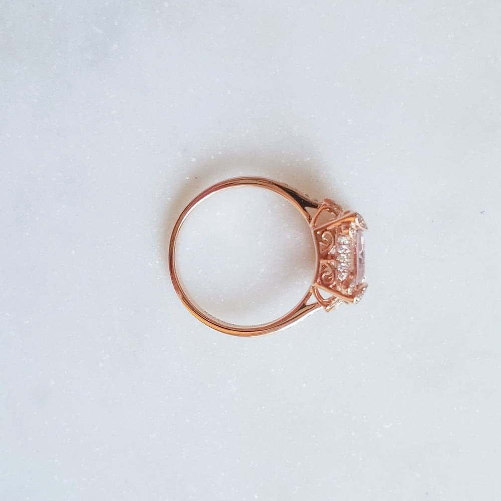 Fairy Queen Morganite Ring