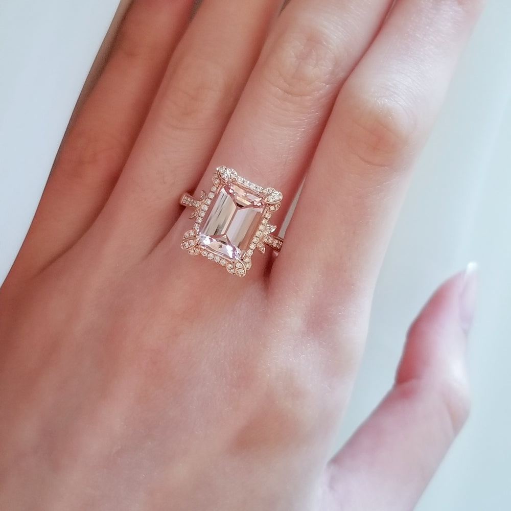 Fairy Queen Morganite Ring
