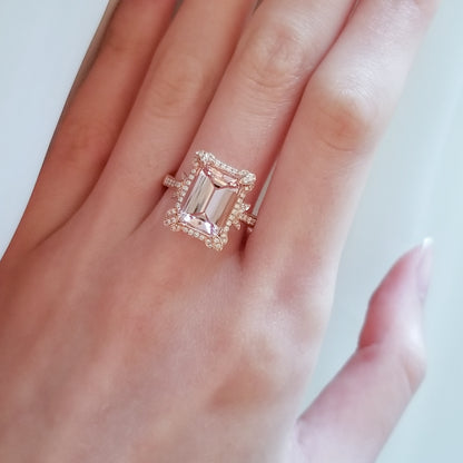 Fairy Queen Morganite Ring