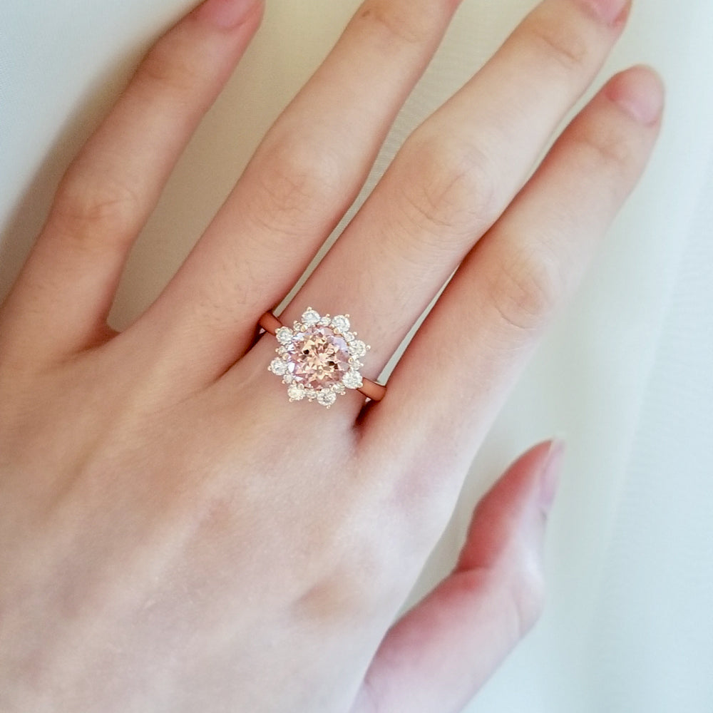2-in-1 Kylie Morganite Pendant to Ring