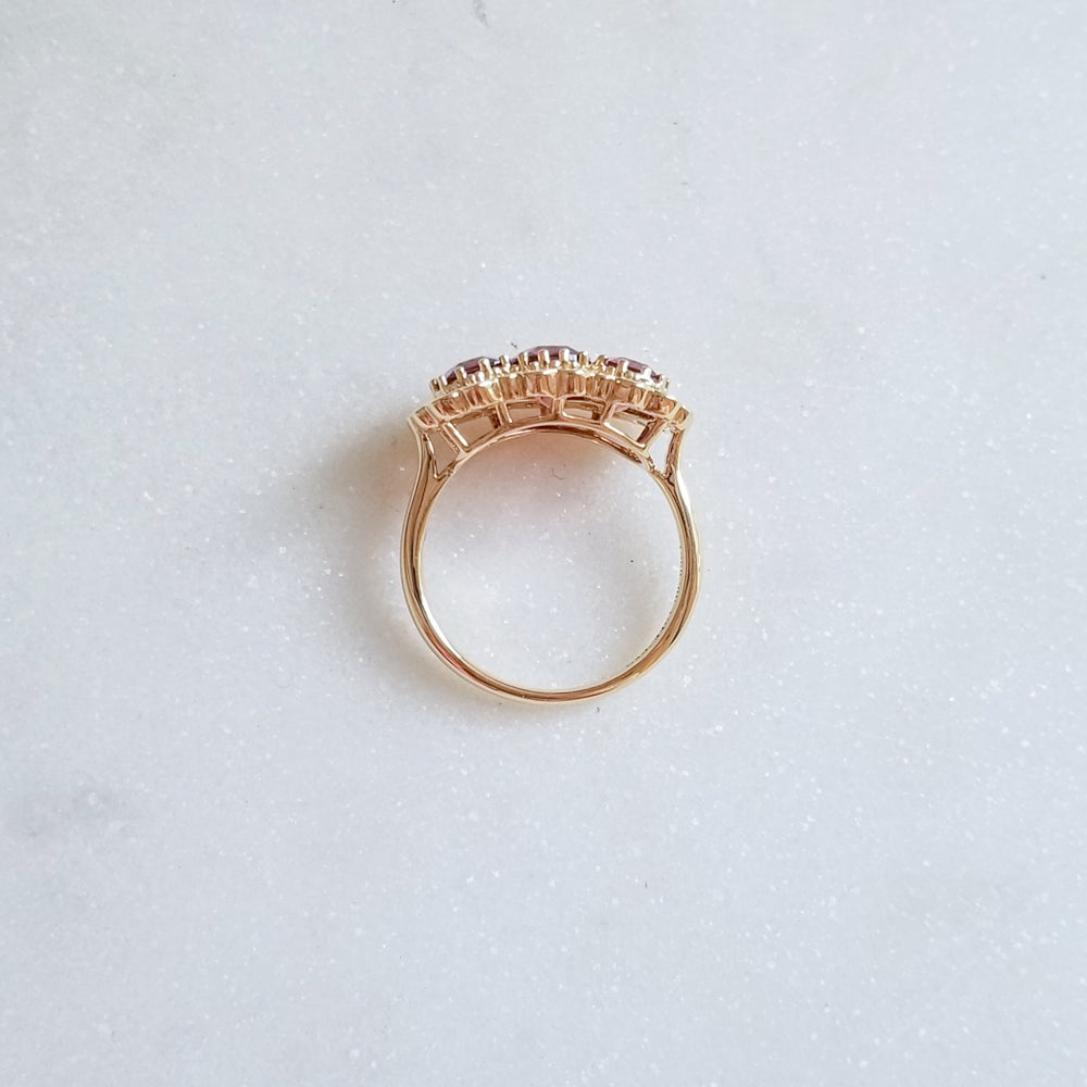 Legacy 3-Stone Garnet Ring