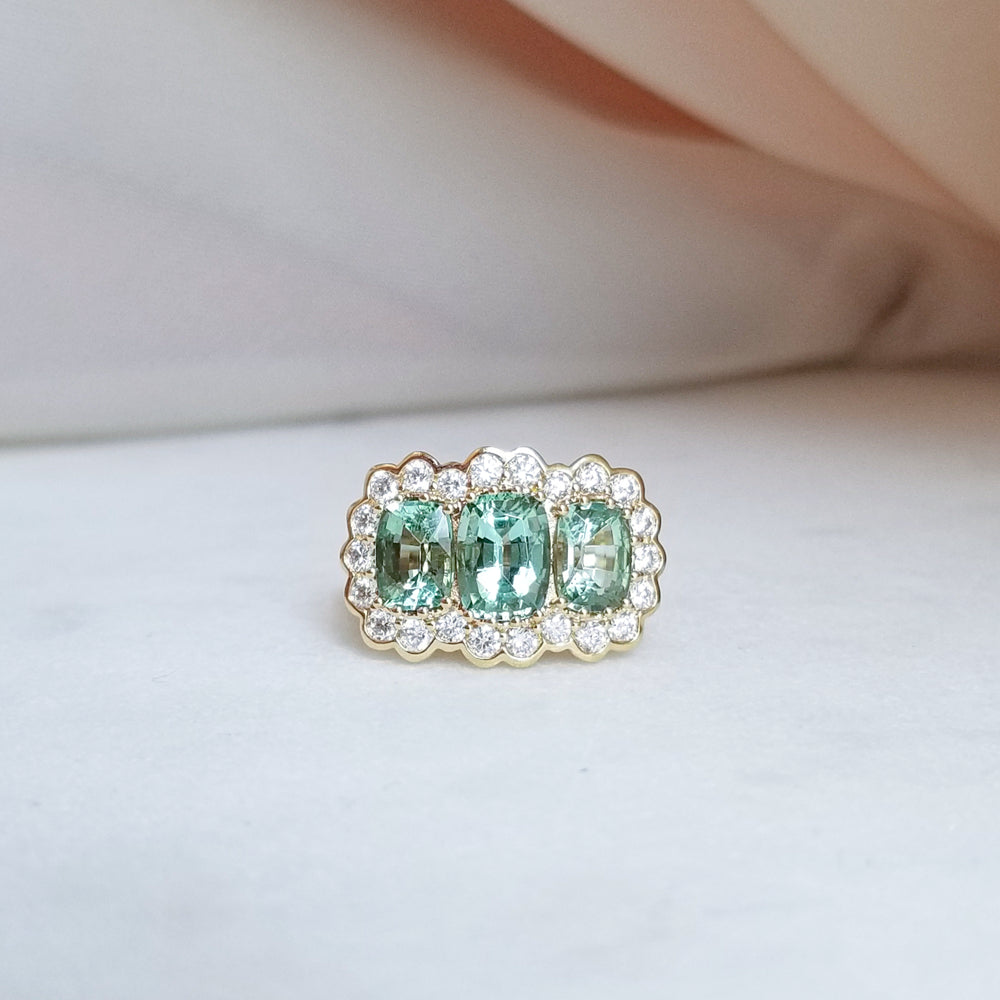 Legacy 3-Stone Tourmaline Ring