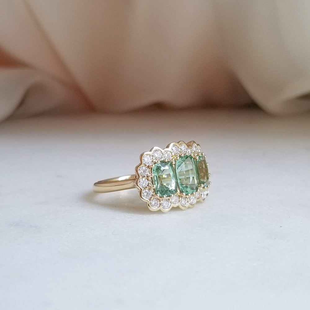 Legacy 3-Stone Tourmaline Ring