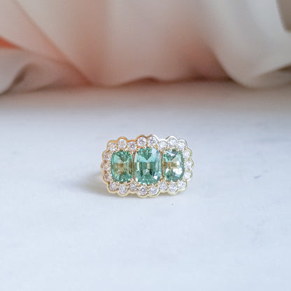 Legacy 3-Stone Tourmaline Ring
