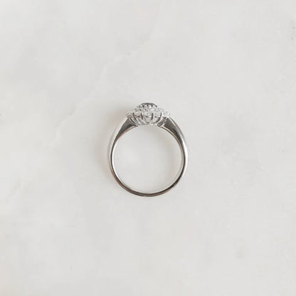 18K Winter’s Kiss Blue Sapphire and Diamond Ring