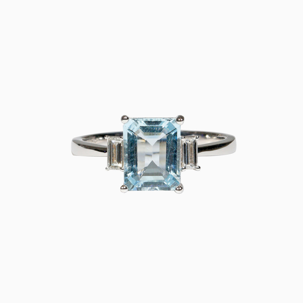 Through-the-Looking-Glass Aquamarine Ring